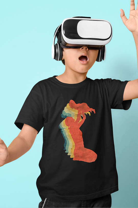 Anneler Günü Baskılı Unisex Siyah Çocuk Tişört - Tshirt