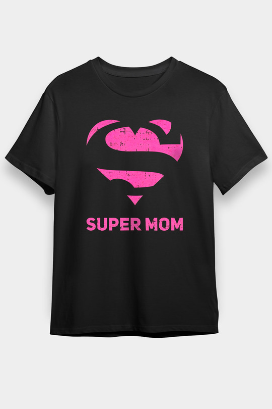 Anneler Günü Siyah Unisex Tişört T-Shirt - TişörtFabrikası