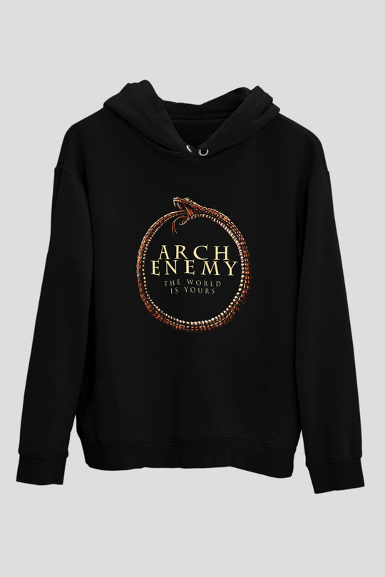 Arch Enemy Baskılı Unisex Siyah Hoodie