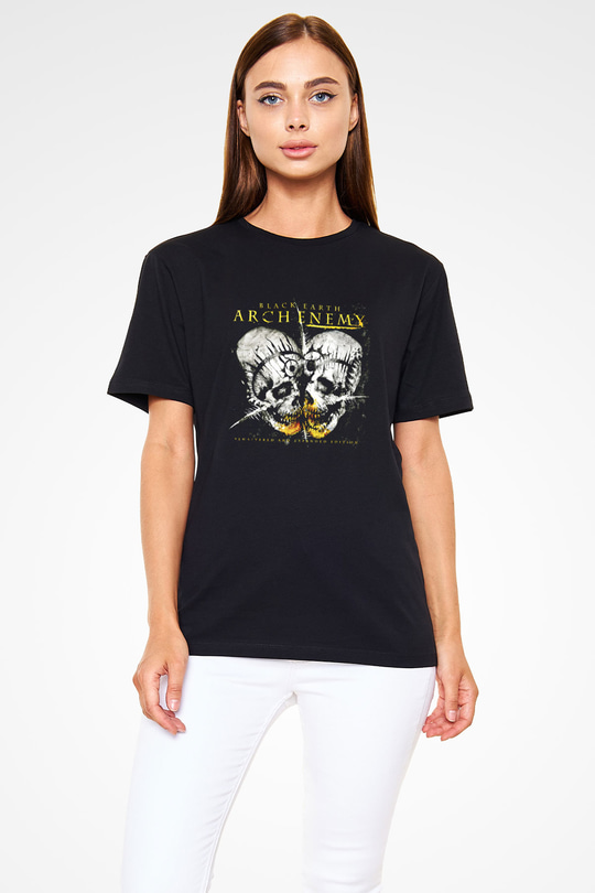 Arch Enemy Baskılı Unisex Siyah Tişört