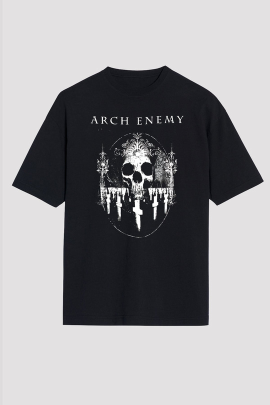 Arch Enemy Siyah Unisex Oversize Tişört T-Shirt