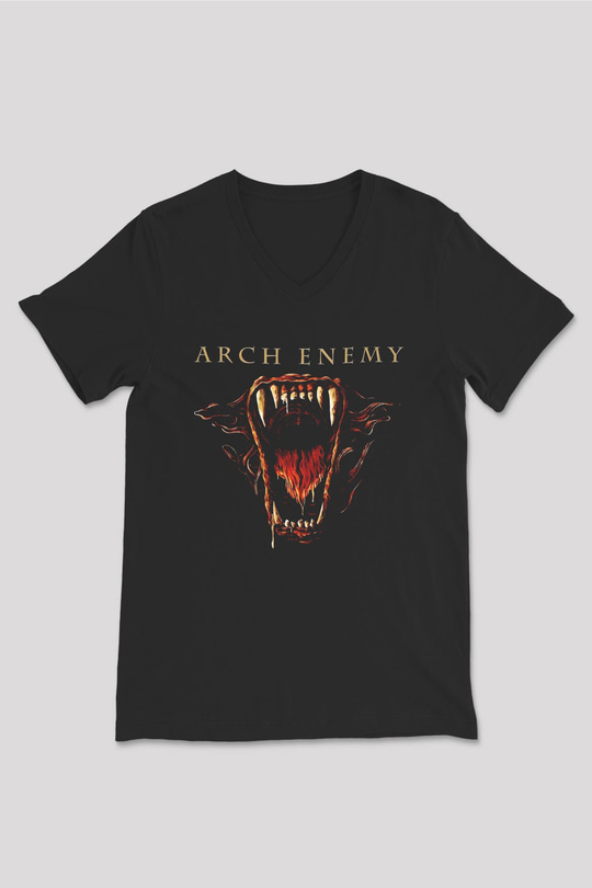 Arch Enemy Siyah Unisex V Yaka Tişört