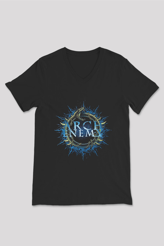 Arch Enemy Siyah Unisex V Yaka Tişört
