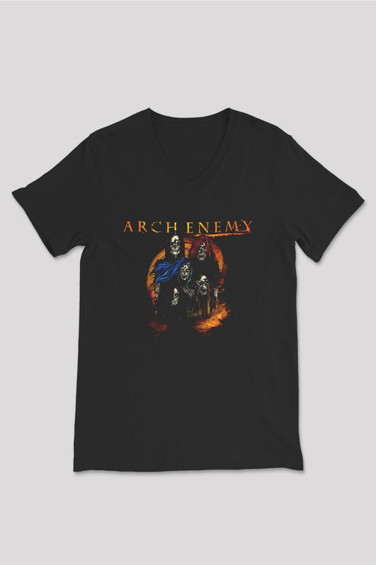Arch Enemy Siyah Unisex V Yaka Tişört