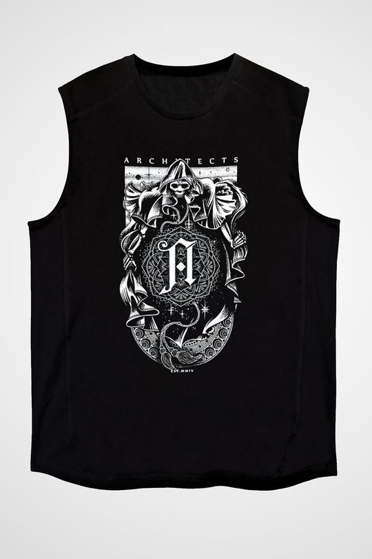 Architects Siyah Unisex Kolsuz Tişört