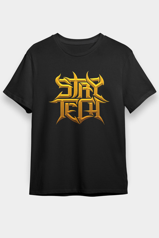 Archspire Baskılı Unisex Siyah Tişört - Tshirt