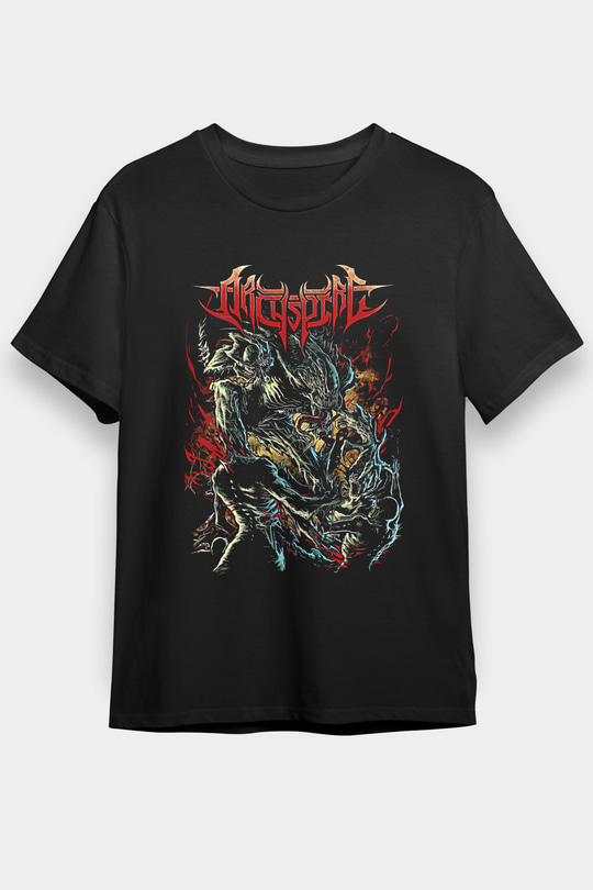 Archspire Baskılı Unisex Siyah Tişört - Tshirt