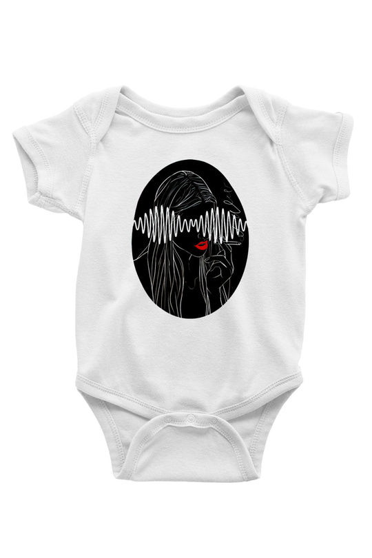Arctic Monkeys Beyaz Bebek Body - Zıbın