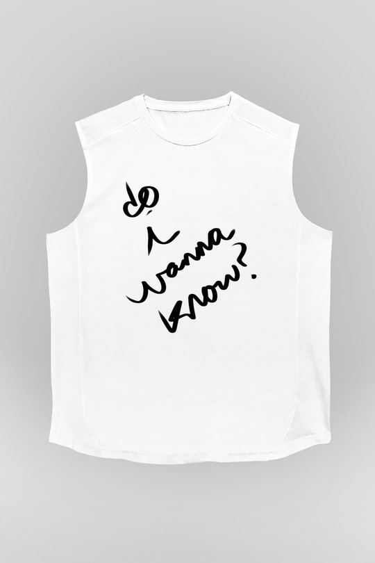 Arctic Monkeys Beyaz Unisex Kolsuz Tişört