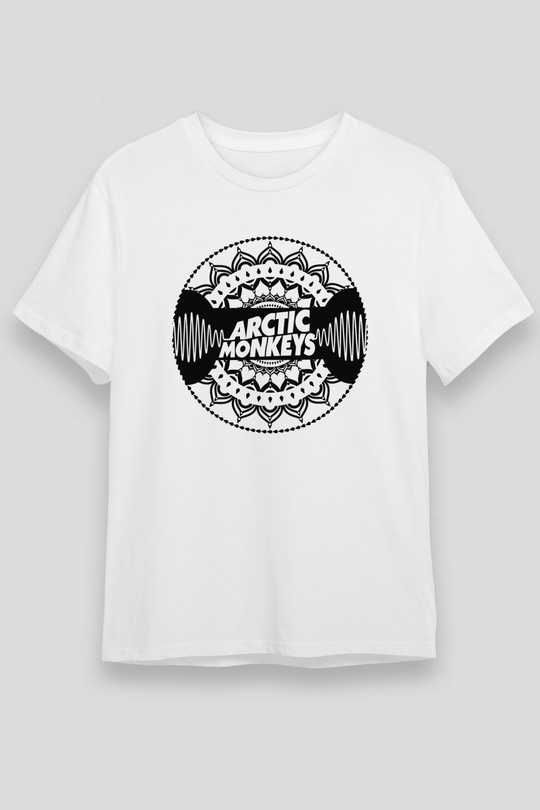 Arctic Monkeys Beyaz Unisex Tişört T-Shirt - TişörtFabrikası
