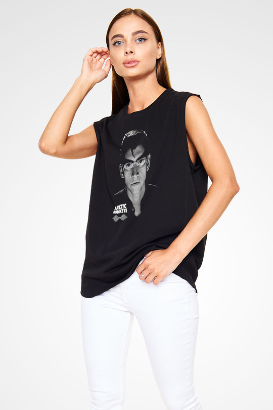 Arctic Monkeys Siyah Unisex Kolsuz Tişört