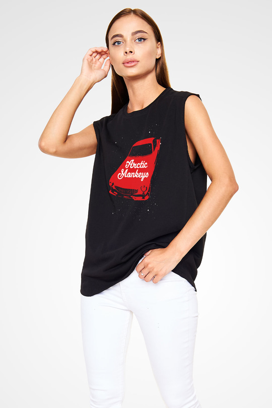 Arctic Monkeys Siyah Unisex Kolsuz Tişört
