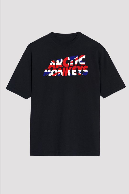 Arctic Monkeys Siyah Oversize Tişört Oversize T-shirt - TişörtFabrikası