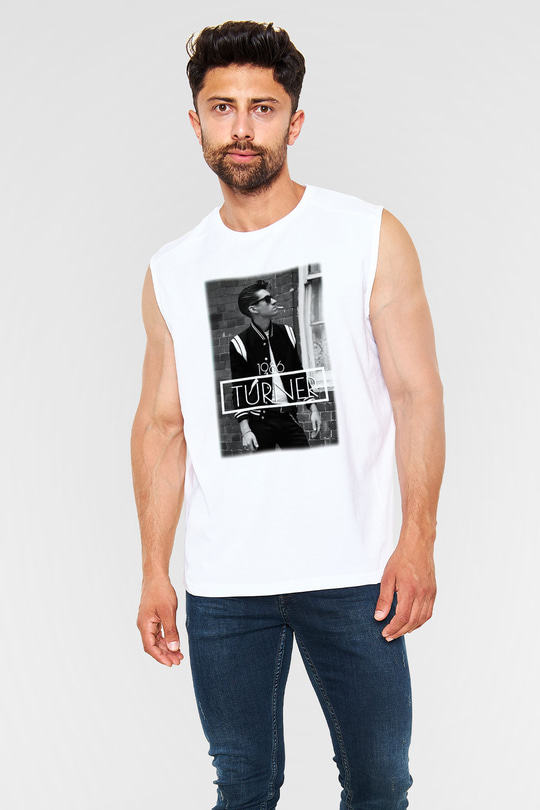 Arctic Monkeys Turner Beyaz Unisex Kolsuz Tişört