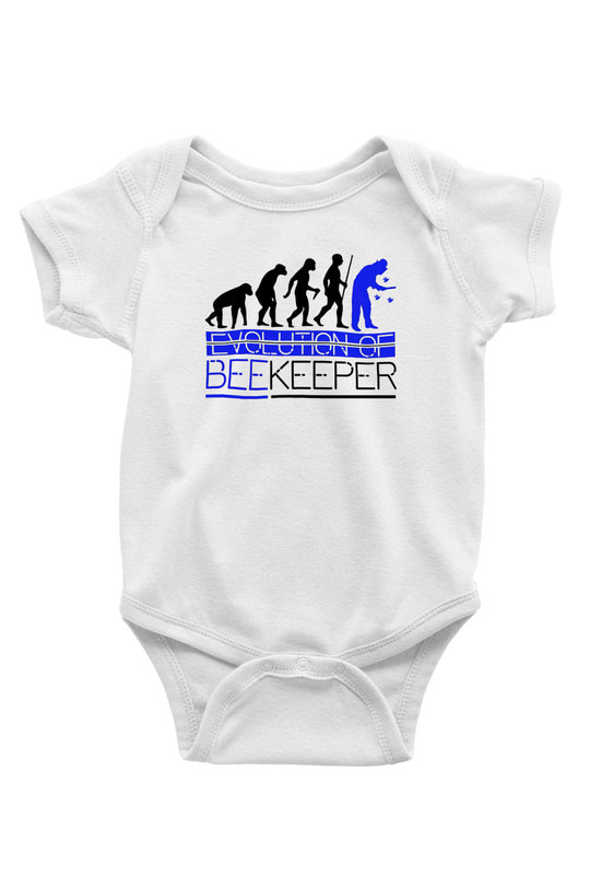 Arıcı Beyaz Bebek Body - Zıbın