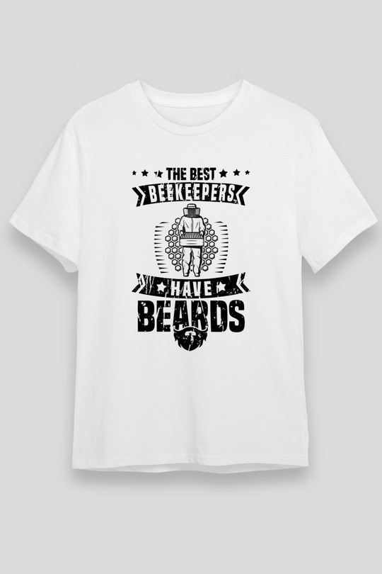 Arıcı Beyaz Unisex Tişört T-Shirt - TişörtFabrikası