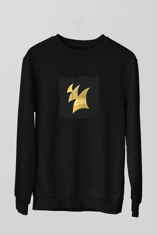 Armin Van Buuren Baskılı Unisex Siyah Sweatshirt