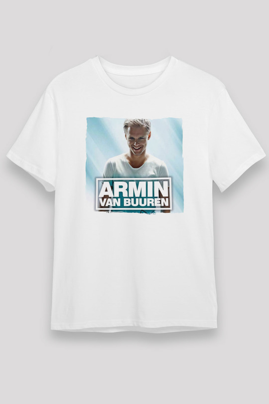 Armin Van Buuren Beyaz Unisex Tişört T-Shirt - TişörtFabrikası