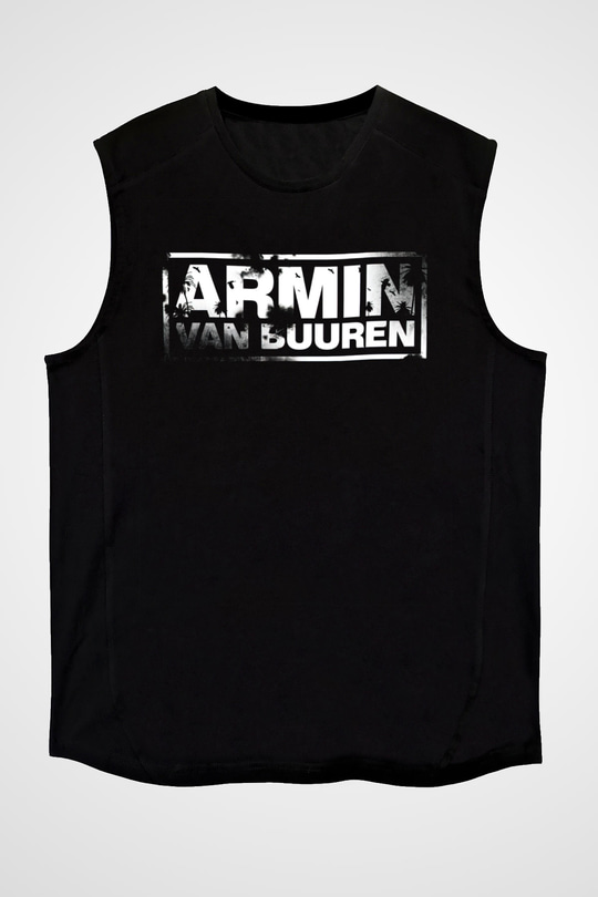 Armin Van Buuren Siyah Unisex Kolsuz Tişört