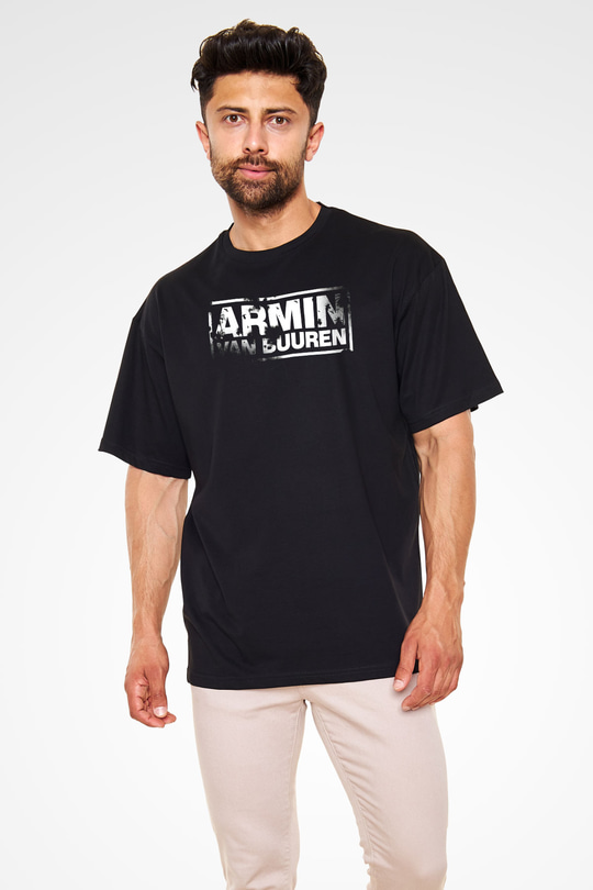 Armin Van Buuren Siyah Unisex Oversize Tişört T-Shirt