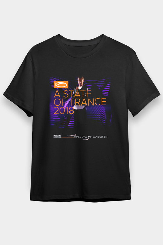 Armin Van Buuren Siyah Unisex Tişört T-Shirt - TişörtFabrikası