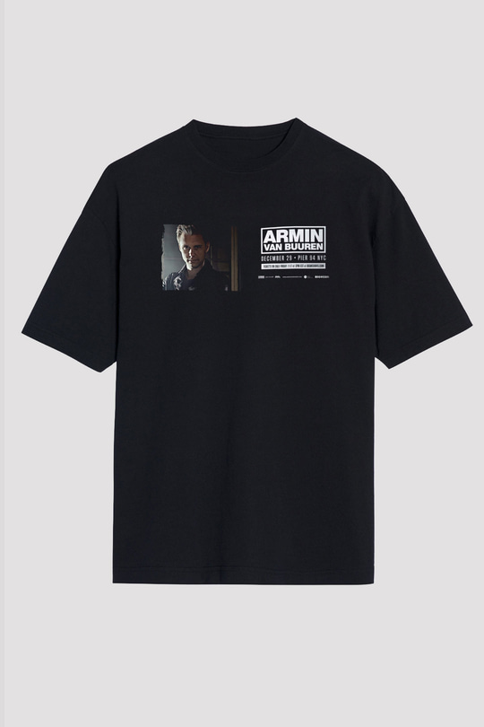 Armin Van Buuren Siyah Oversize Tişört Oversize T-shirt - TişörtFabrikası