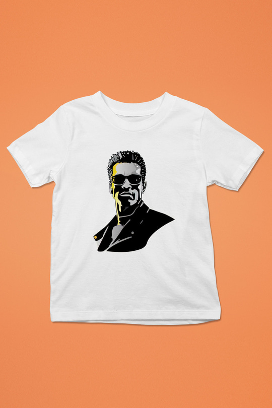 Arnold Schwarzenegger Beyaz Unisex Çocuk Tişört
