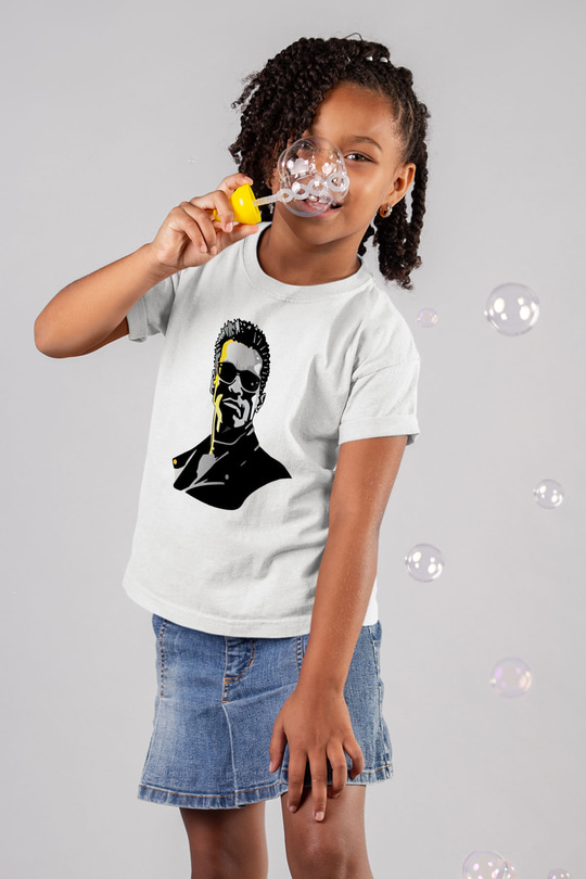 Arnold Schwarzenegger Beyaz Unisex Çocuk Tişört