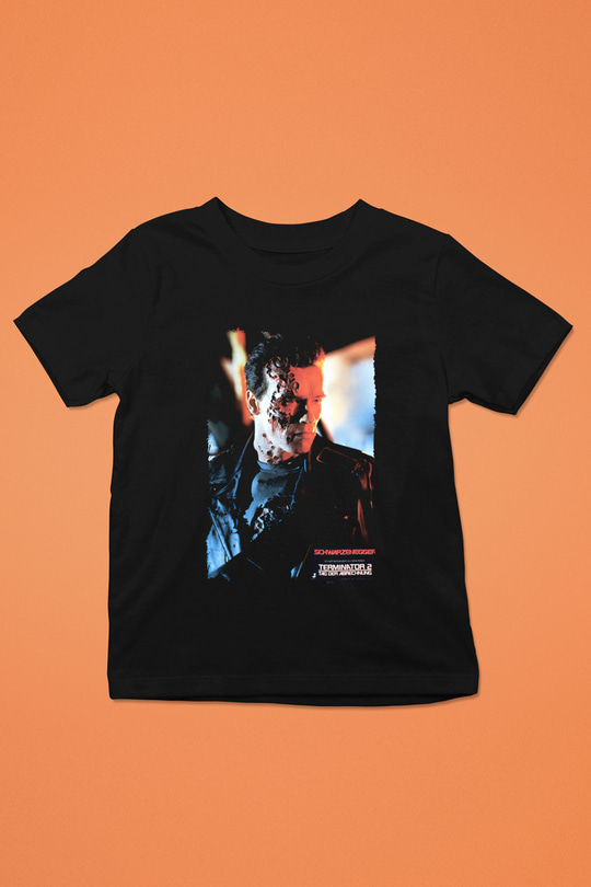 Arnold Schwarzenegger Siyah Unisex Çocuk Tişört