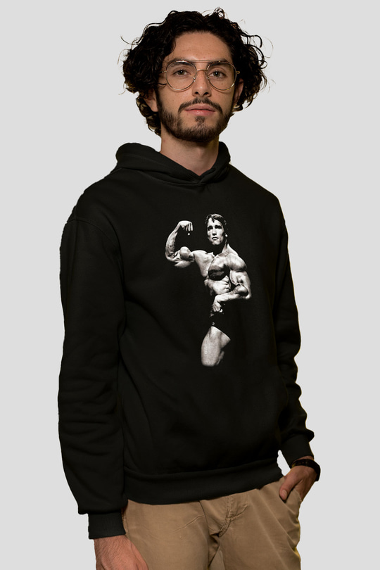 Arnold Schwarzenegger Siyah Unisex Hoodie