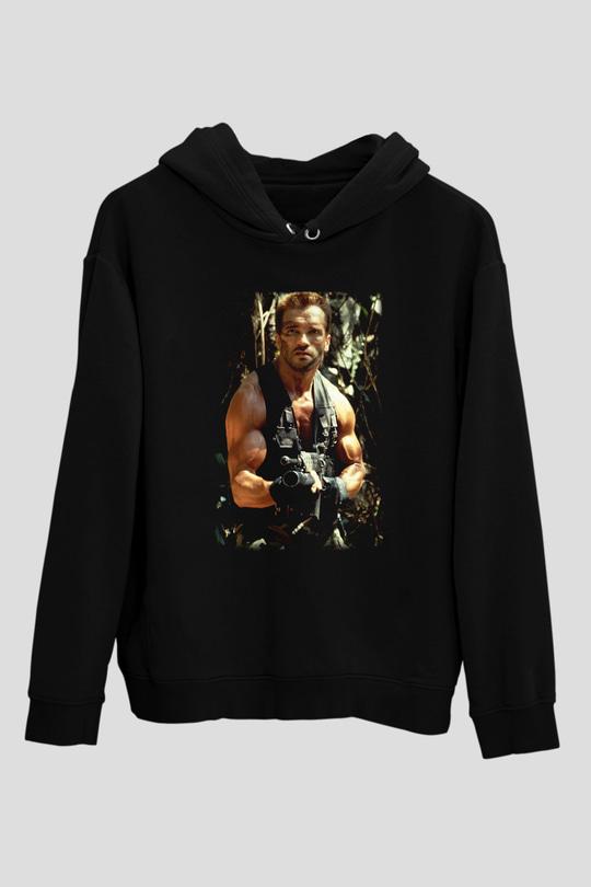 Arnold Schwarzenegger Siyah Unisex Hoodie