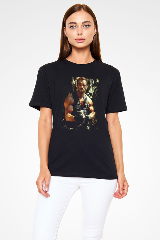 Arnold Schwarzenegger Siyah Unisex Tişört T-Shirt - TişörtFabrikası