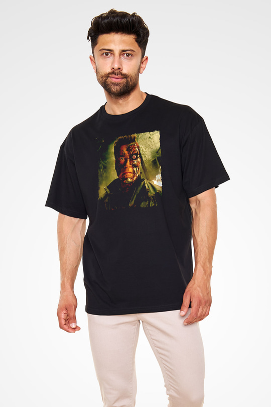 Arnold Schwarzenegger Siyah Oversize Tişört Oversize T-shirt - TişörtFabrikası
