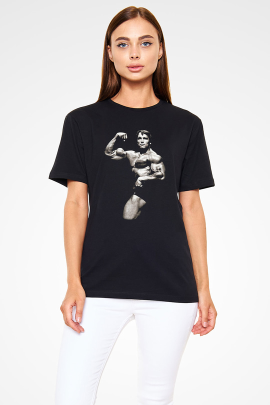 Arnold Schwarzenegger Siyah Unisex Tişört T-Shirt - TişörtFabrikası