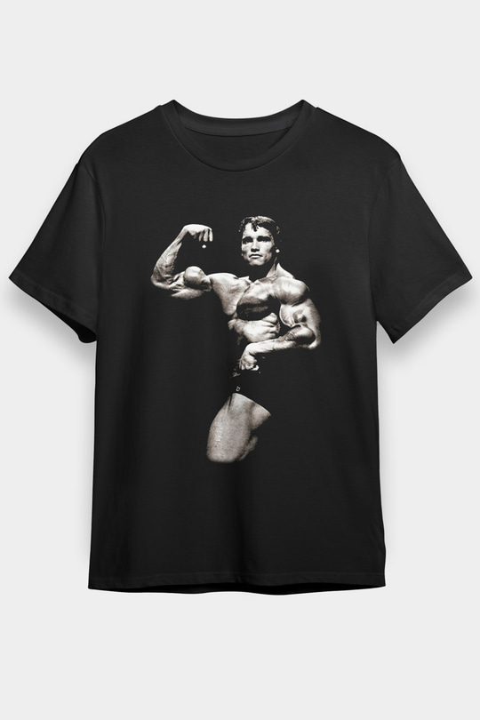 Arnold Schwarzenegger Siyah Unisex Tişört T-Shirt - TişörtFabrikası