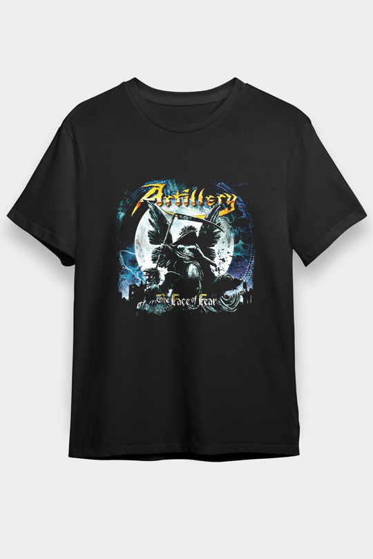 Artillery Baskılı Unisex Siyah Tişört