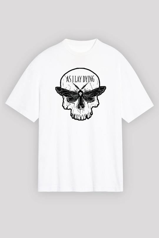 As I Lay Dying Beyaz Oversize Tişört Oversize T-shirt - TişörtFabrikası