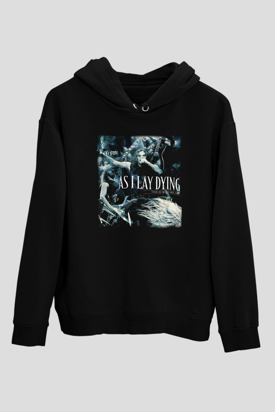 As I Lay Dying Siyah Unisex Hoodie