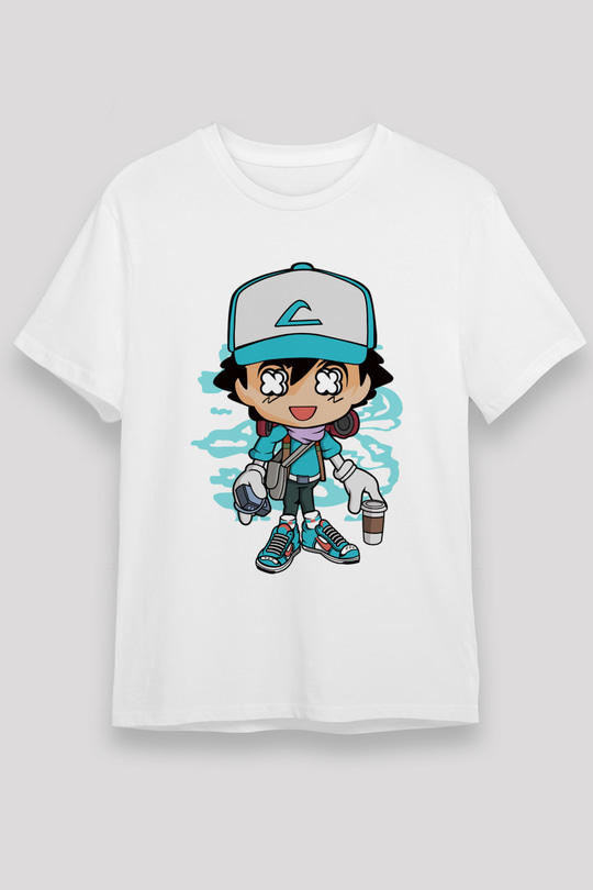 Ash Street Style Baskılı Unisex Beyaz Tişört