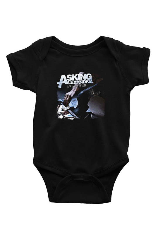 Asking Alexandria Baskılı Unisex Siyah Bebek Body - Zıbın