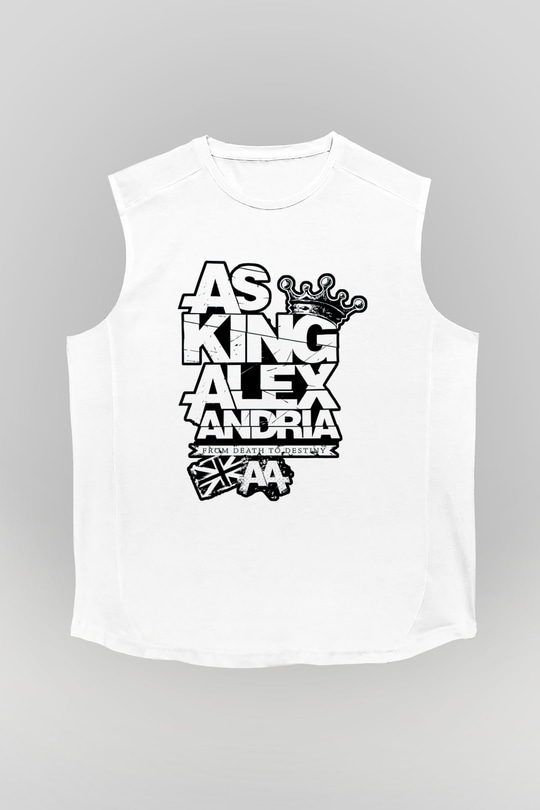 Asking Alexandria Beyaz Unisex Kolsuz Tişört