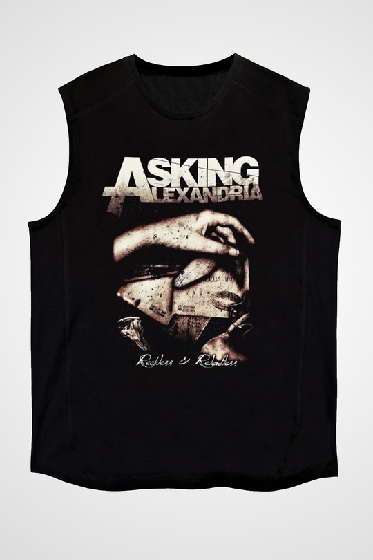 Asking Alexandria Siyah Unisex Kolsuz Tişört