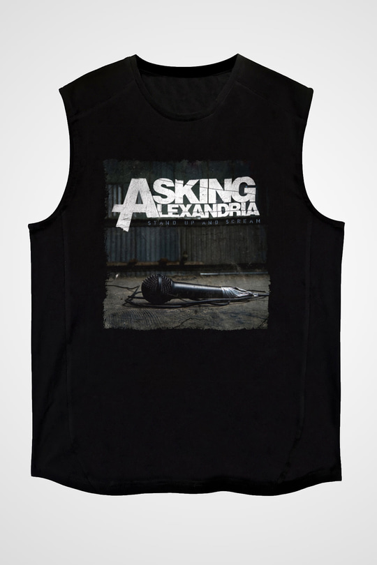Asking Alexandria Siyah Unisex Kolsuz Tişört