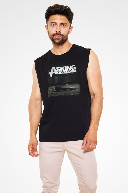 Asking Alexandria Siyah Unisex Kolsuz Tişört