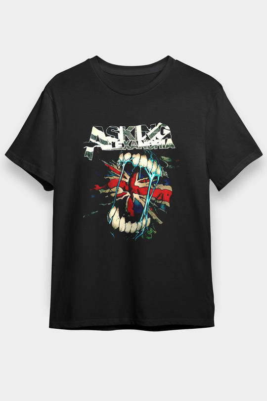 Asking Alexandria Siyah Unisex Tişört T-Shirt - TişörtFabrikası