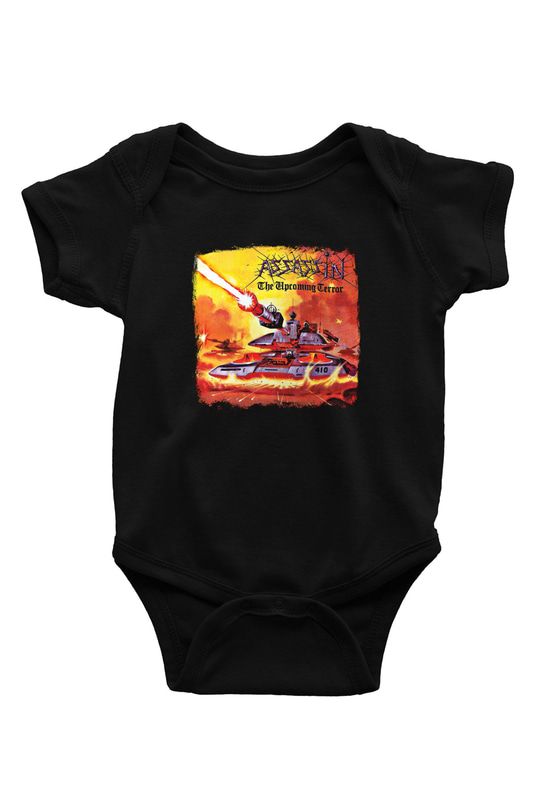 Assassin Baskılı Unisex Siyah Bebek Body - Zıbın