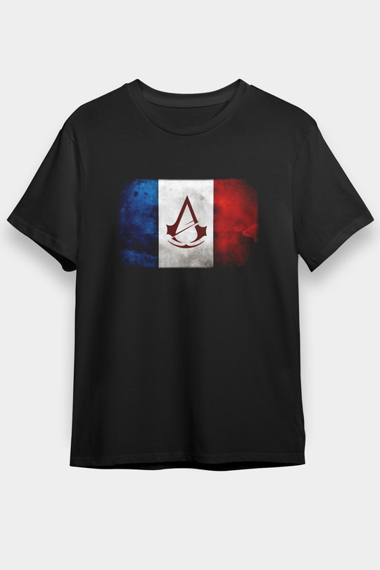 Assassins Creed Siyah Unisex Tişört T-Shirt
