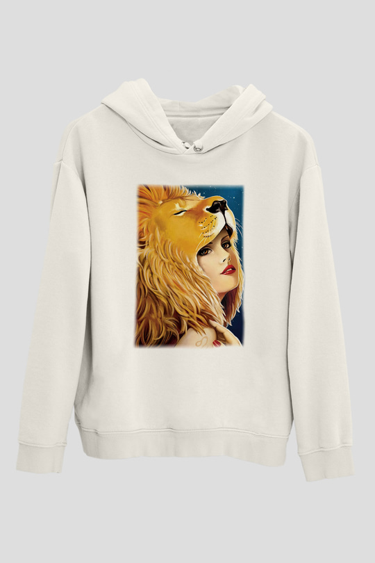 Astrolog Beyaz Unisex Hoodie