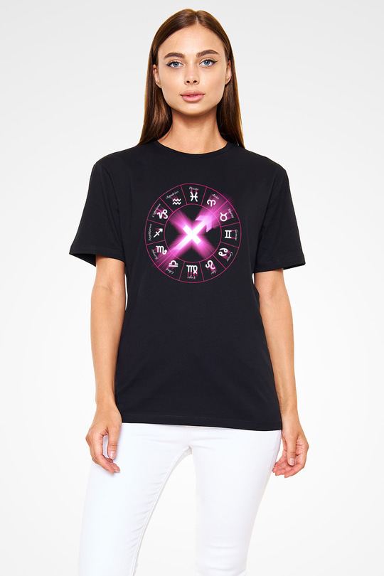 Astrolog Siyah Unisex Tişört T-Shirt - TişörtFabrikası