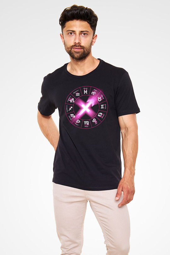 Astrolog Siyah Unisex Tişört T-Shirt - TişörtFabrikası